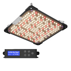 URBZUE 60W LED Grow Light front view with HD display