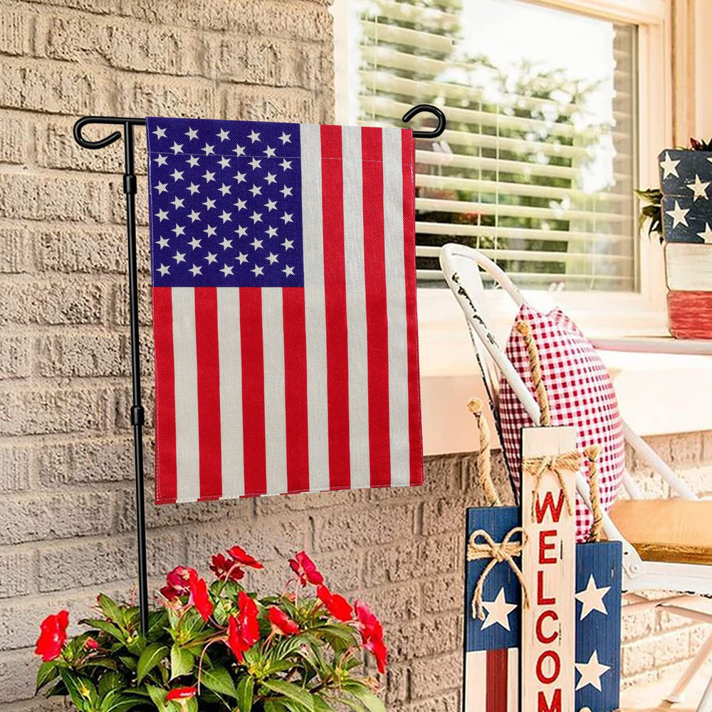 URSKYTOUS American Garden Flag with vibrant colours