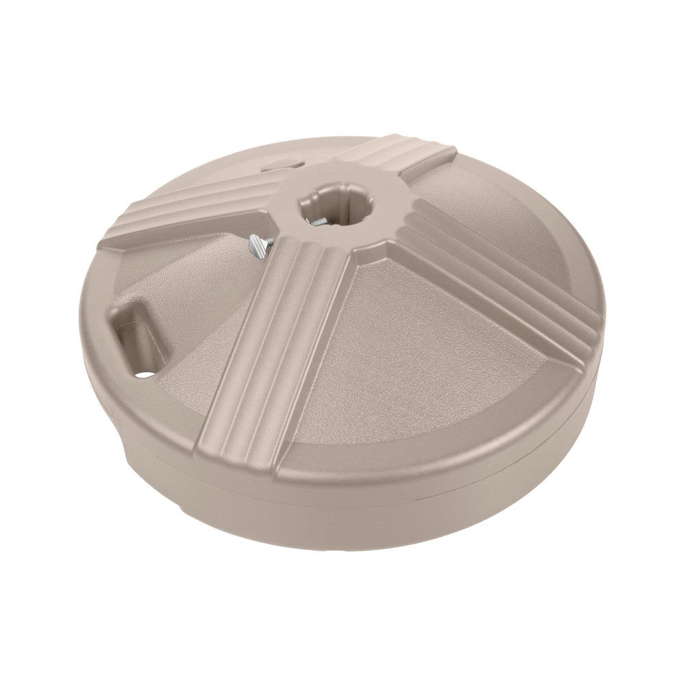US Weight Fillable Umbrella Base beige front view