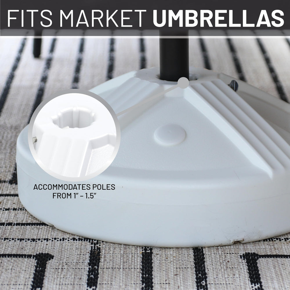 US Weight Fillable Umbrella Base with EZ Grip handle