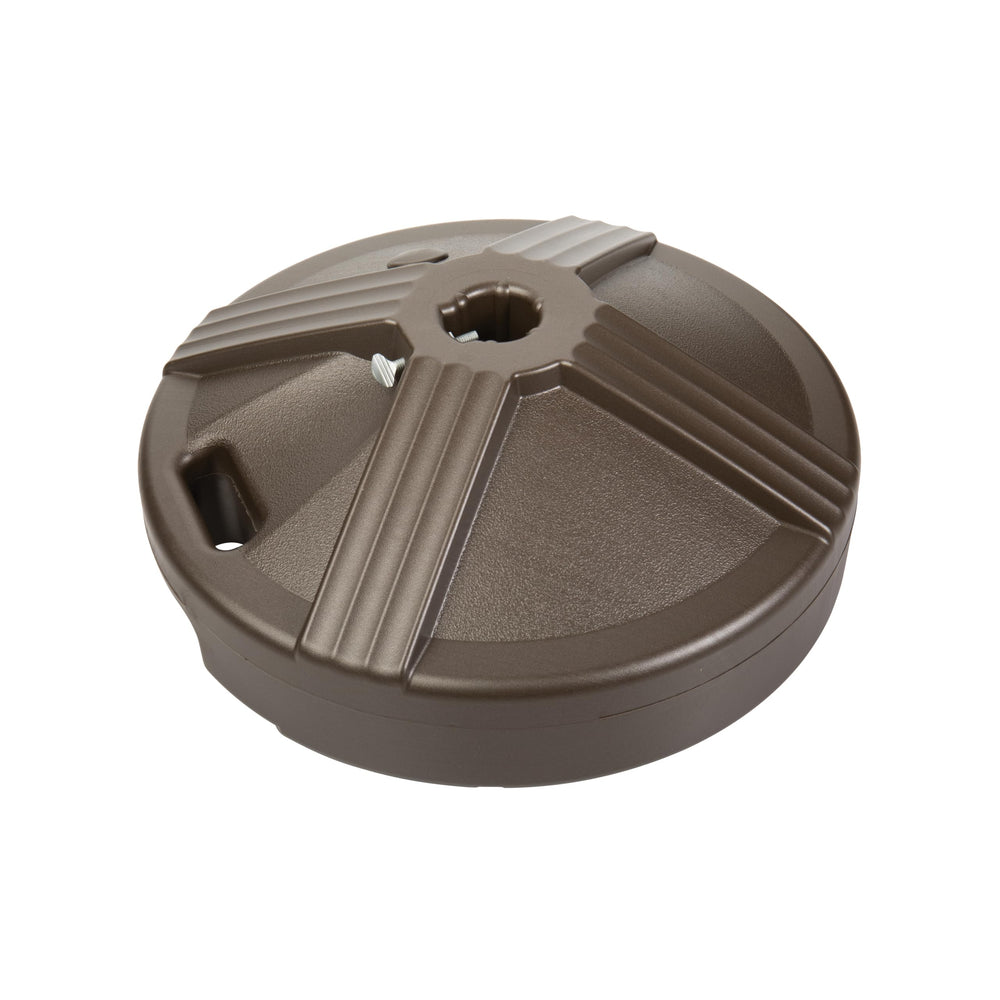 US Weight Umbrella Base front view in bronze