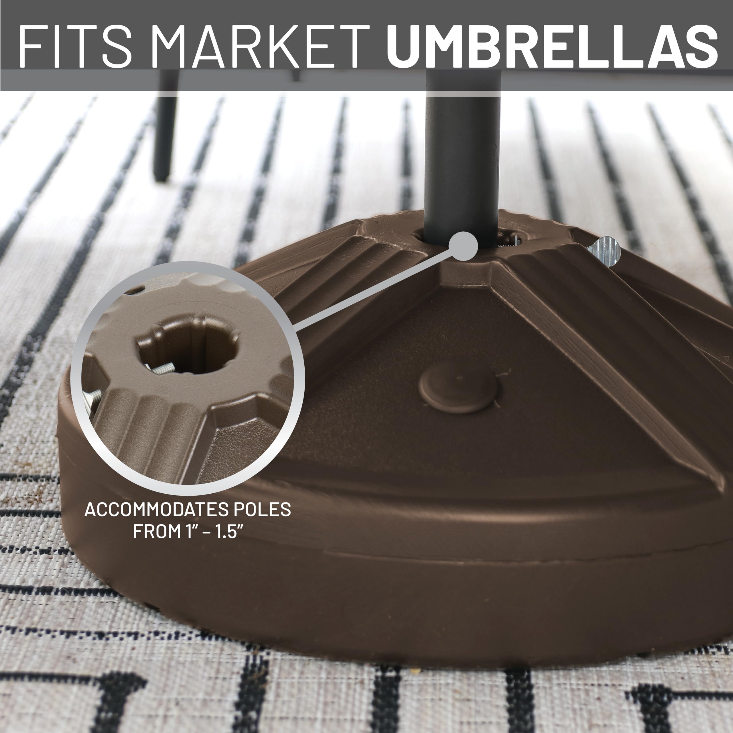 US Weight Umbrella Base packaging and product details