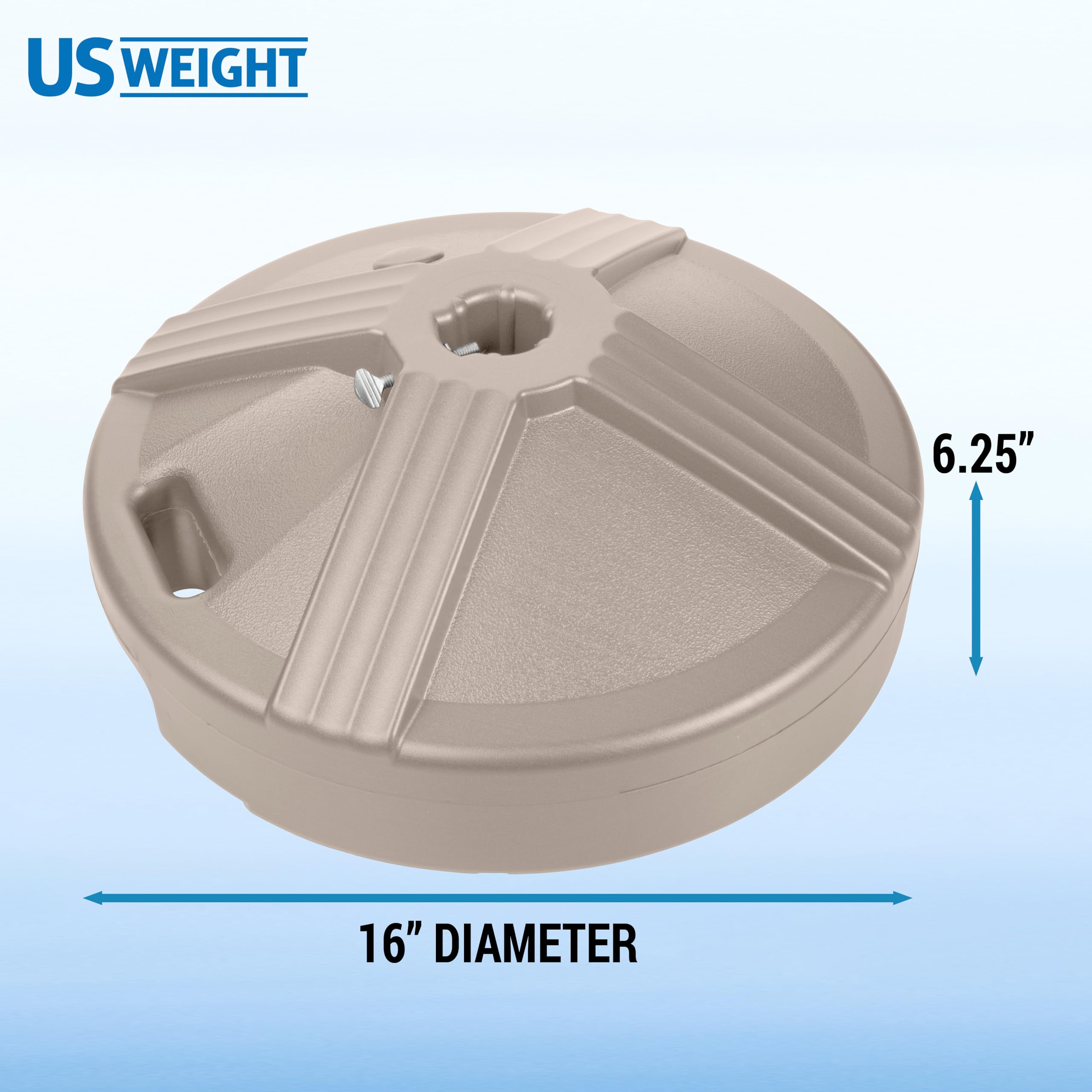 US Weight Umbrella Base with EZ Grip handle
