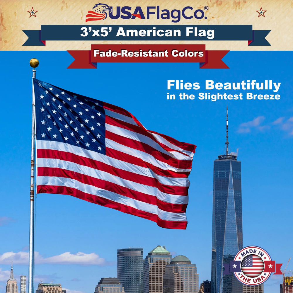 USA Flag Co. American Flag 3x5 foot packaging