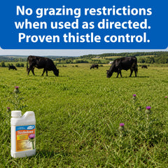 Usage instructions for Monterey Thistledown Weed Killer