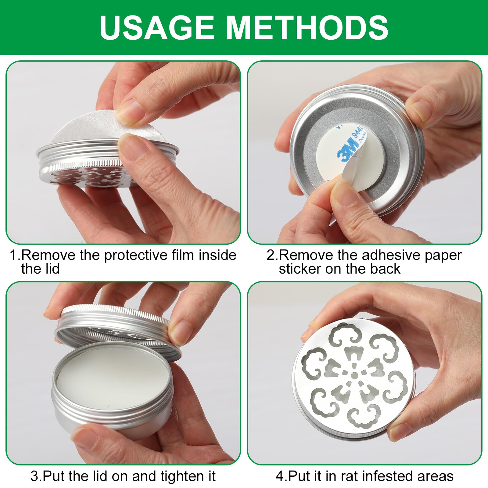 Usage of Lousye Rodent Repellent in a pantry