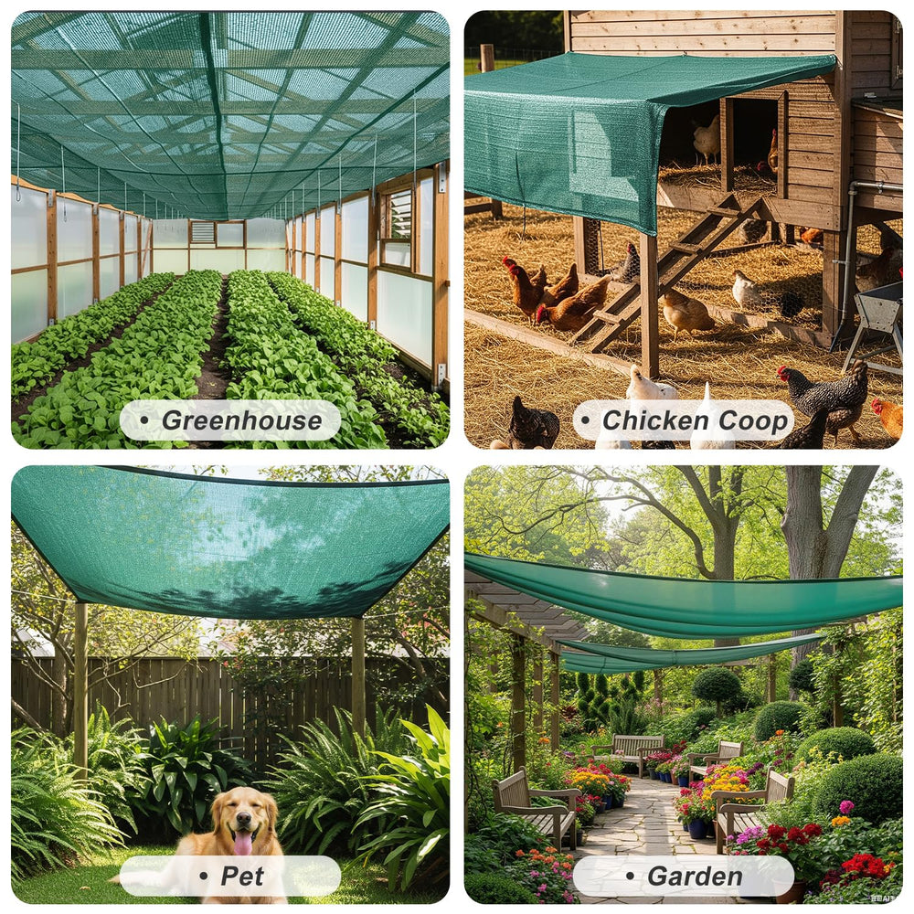 Usage of SUNNY GUARD Sun Shade Cloth in outdoor settings