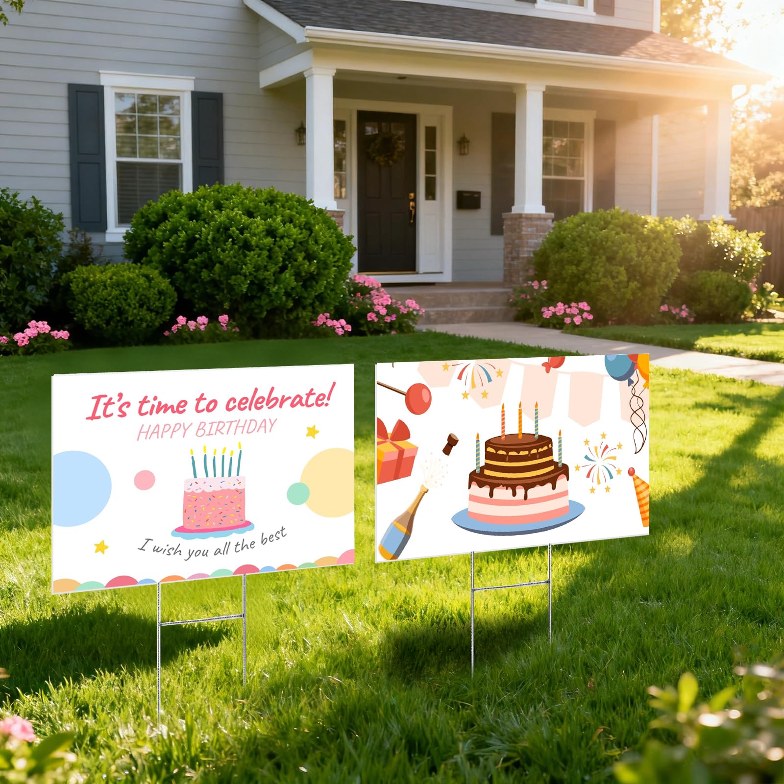 USCNC Lawn Signs displayed for yard sale