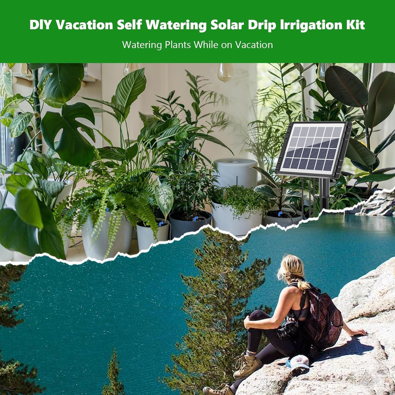User adjusting settings on HEKIWAY irrigation system