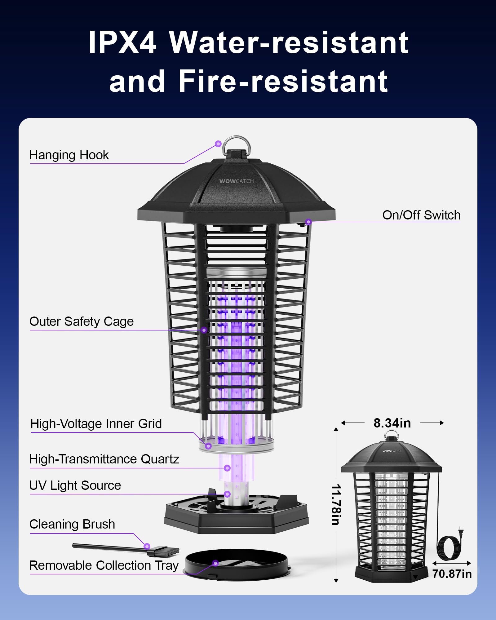 User-friendly interface of WowCatch Bug Zapper