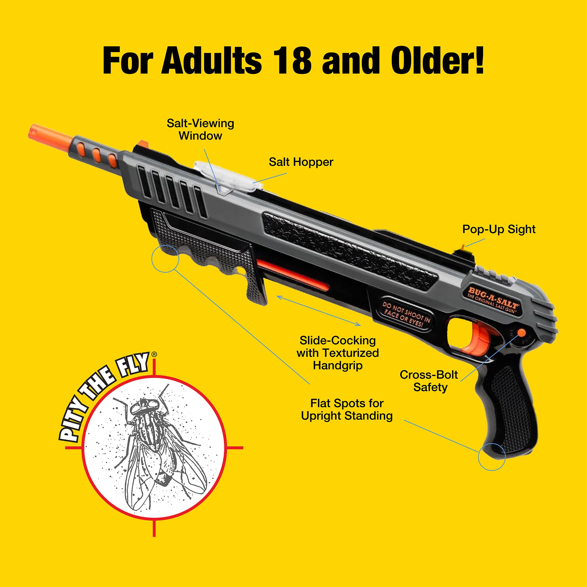 User holding BUG-A-SALT Black Fly 3.0