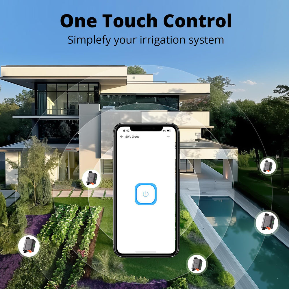 User interacting with SONOFF Sprinkler Timer app