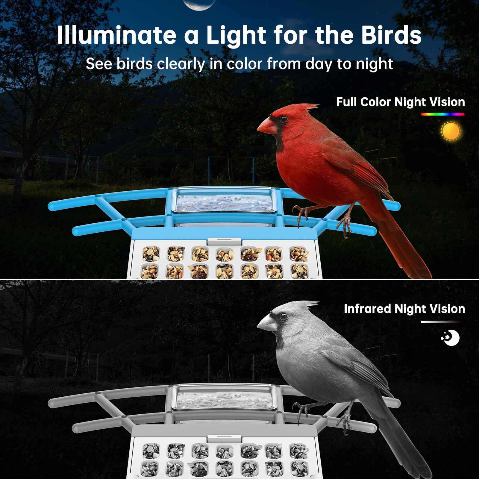 User interacting with the SMONET Bird Feeder via the VicoHome app