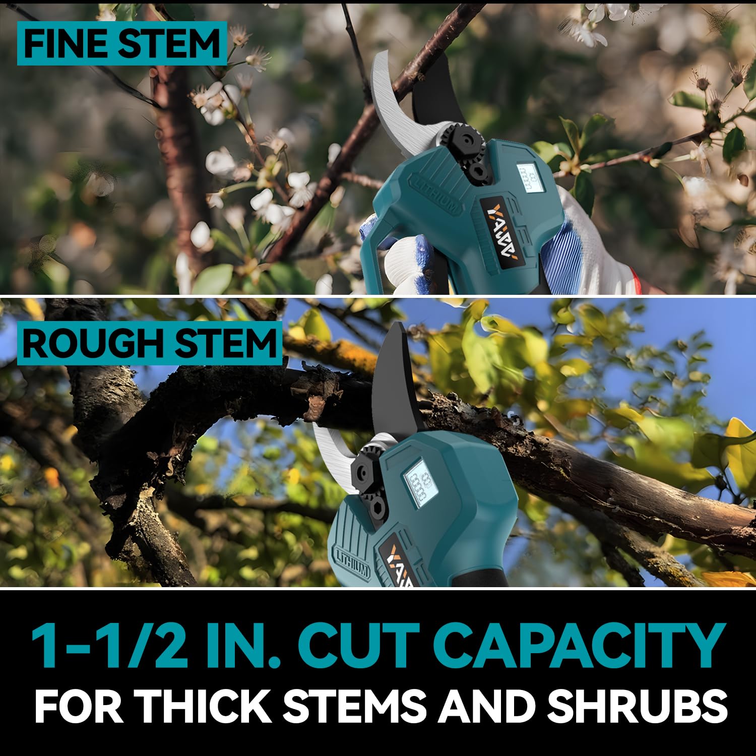 User manual and lubrication tools for YAWV Electric Pruning Shears
