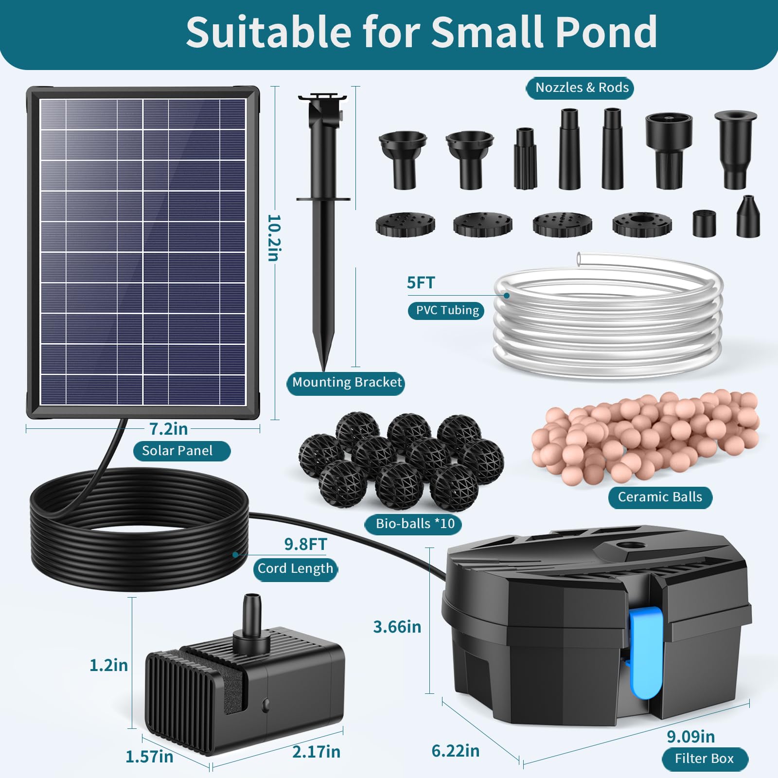 User manual for POPOSOAP solar pond filter
