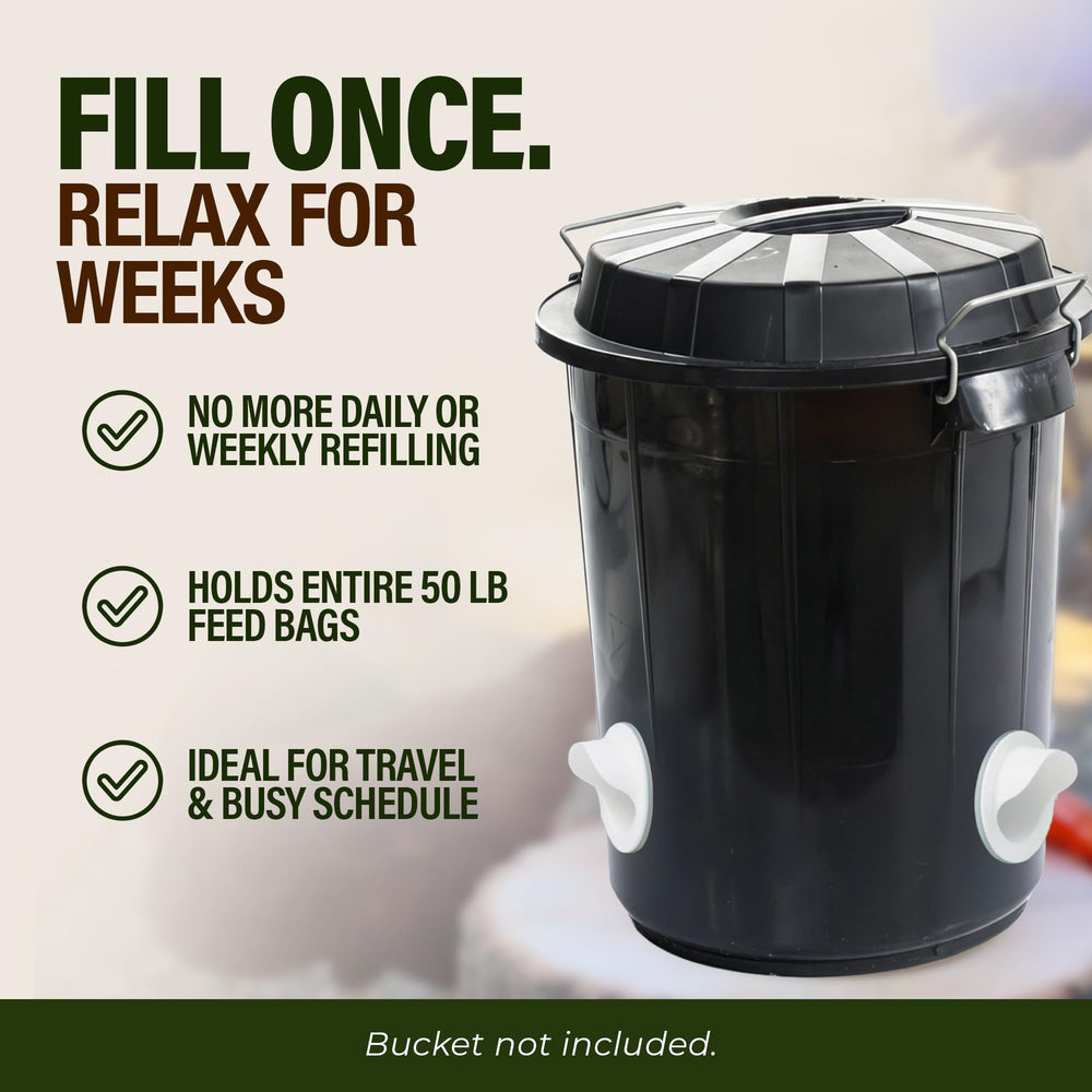 User manual included with Poultry Pro Feeder Kit