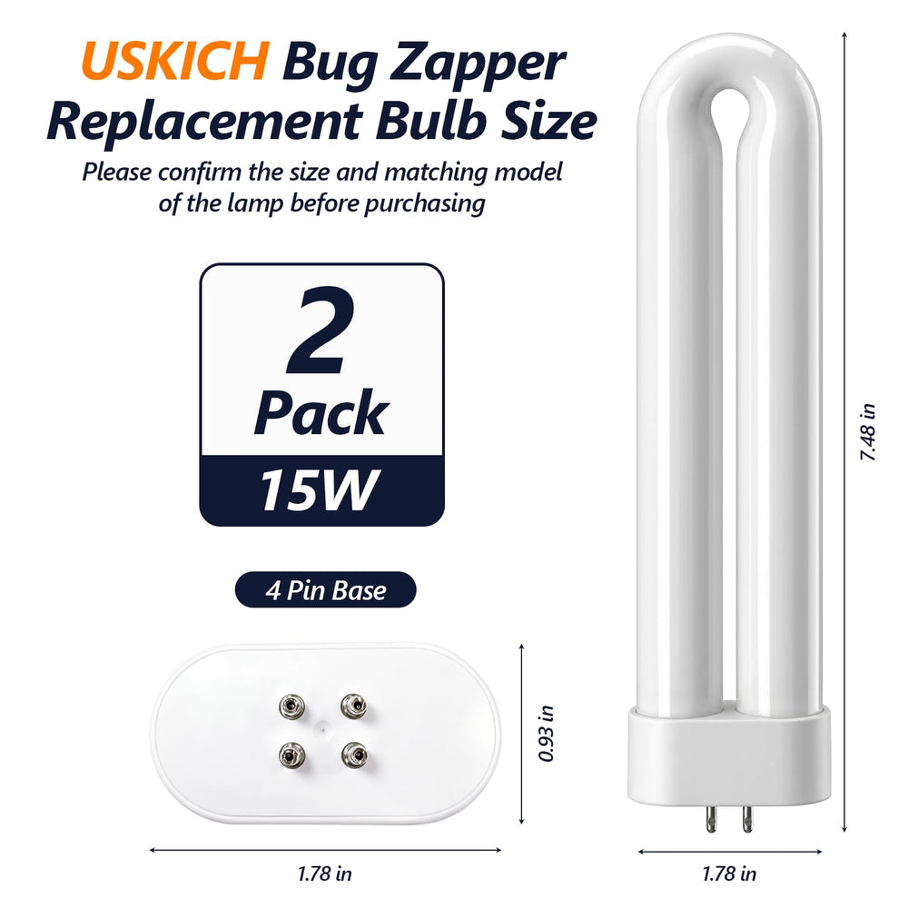 USKICH bug zapper bulb installation view