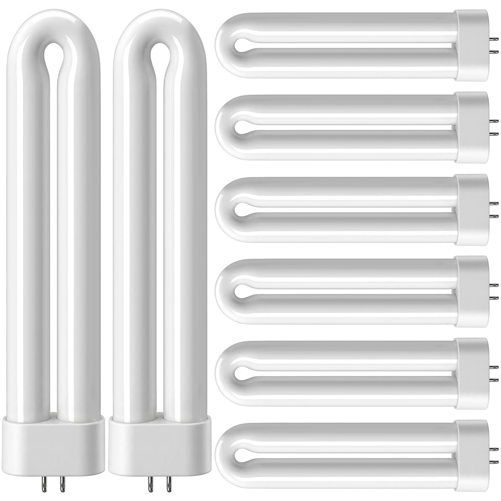 USKICH Bug Zapper Light Bulb Replacement 15W U-Shaped, pack of 8