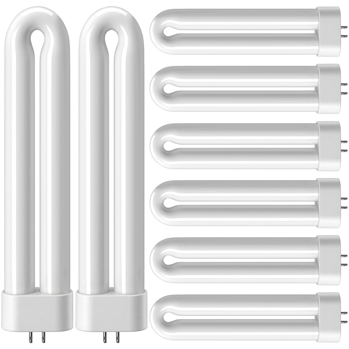 USKICH Bug Zapper Light Bulb Replacement 15W U-Shaped, pack of 8