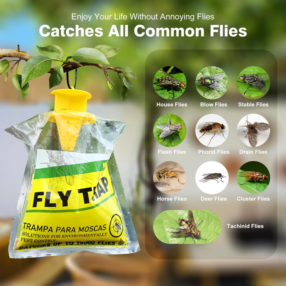 USKICH Fly Trap showing capacity for flies