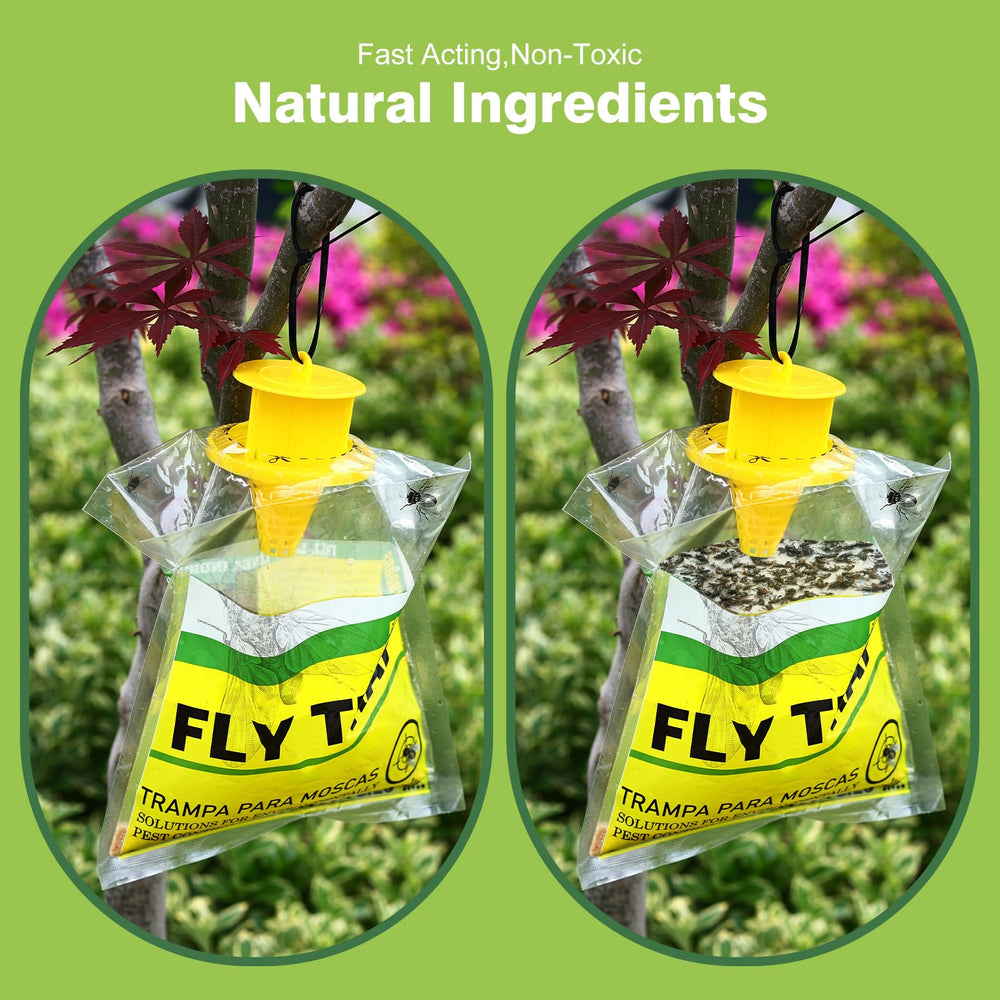 USKICH Outdoor Hanging Fly Trap clear packaging