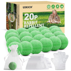 USKICH Rabbit Repellent 20 pack with peppermint scent