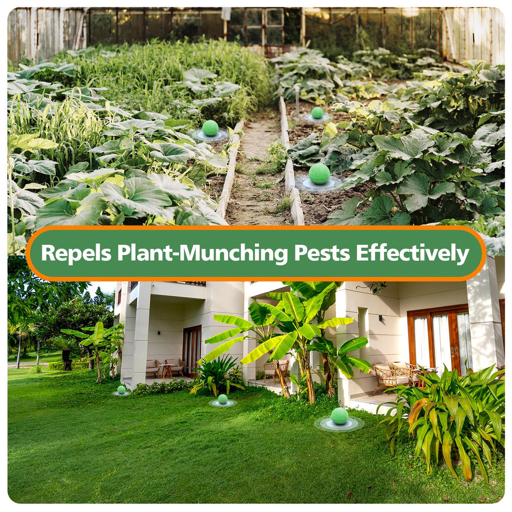USKICH Rabbit Repellent green pellets and mesh bags