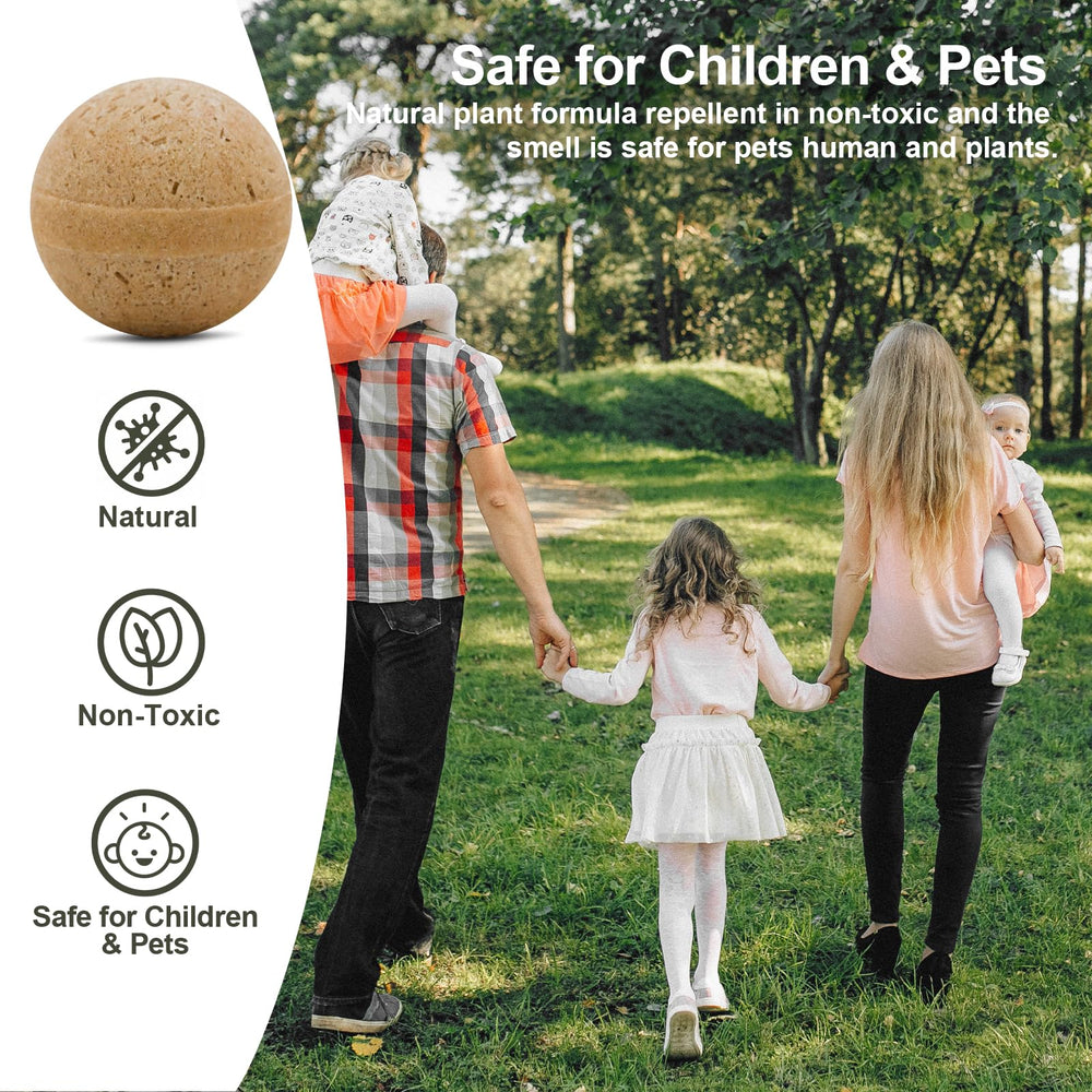 USKICH Squirrel Repellent Balls displayed with packaging