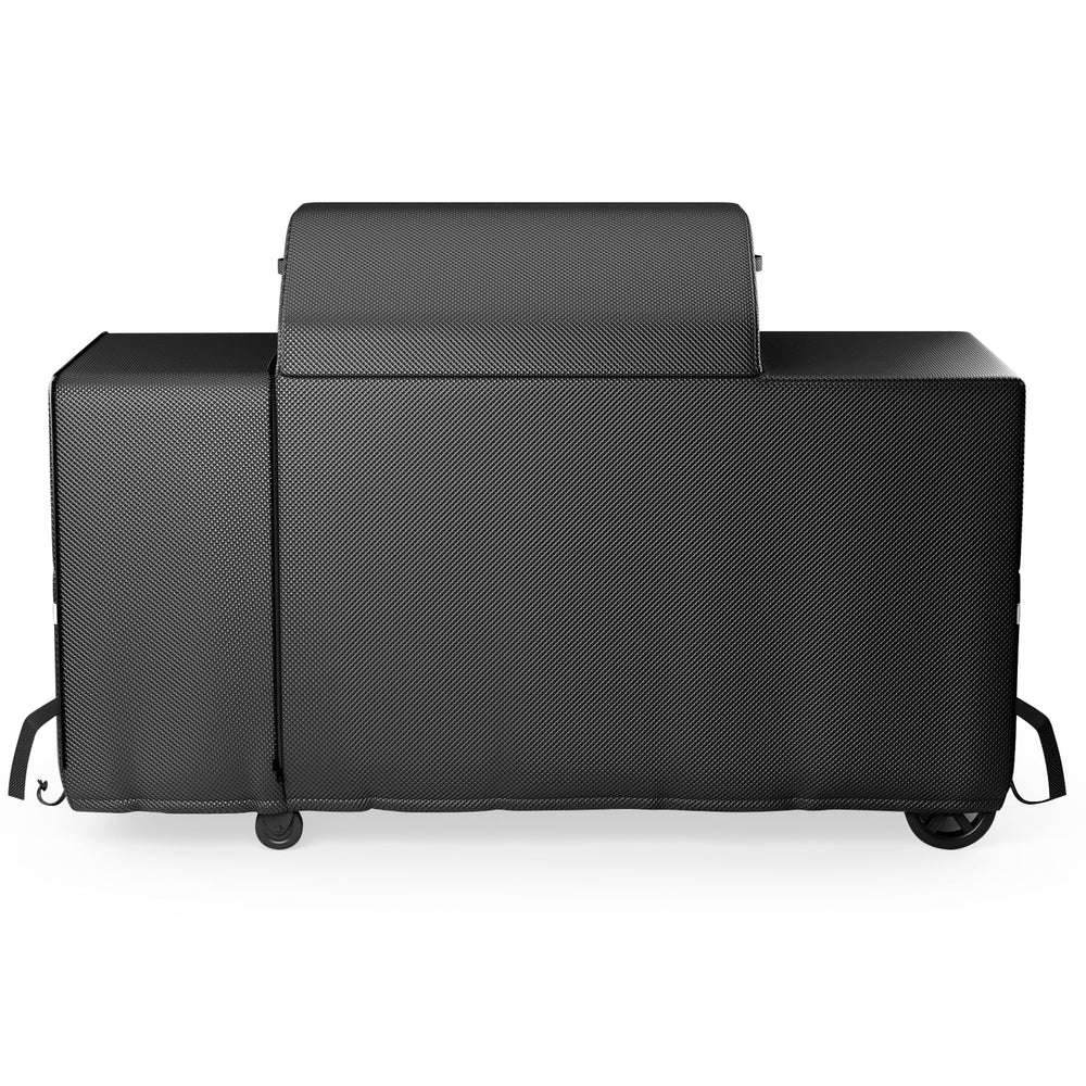 Utheer 600D waterproof grill cover for Traeger Woodridge Pro front view