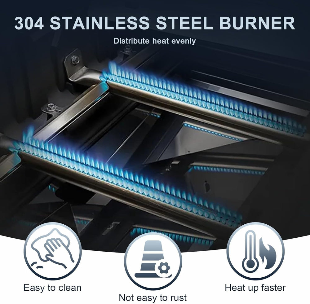 Utheer burner tube set for Weber Spirit 200 grill