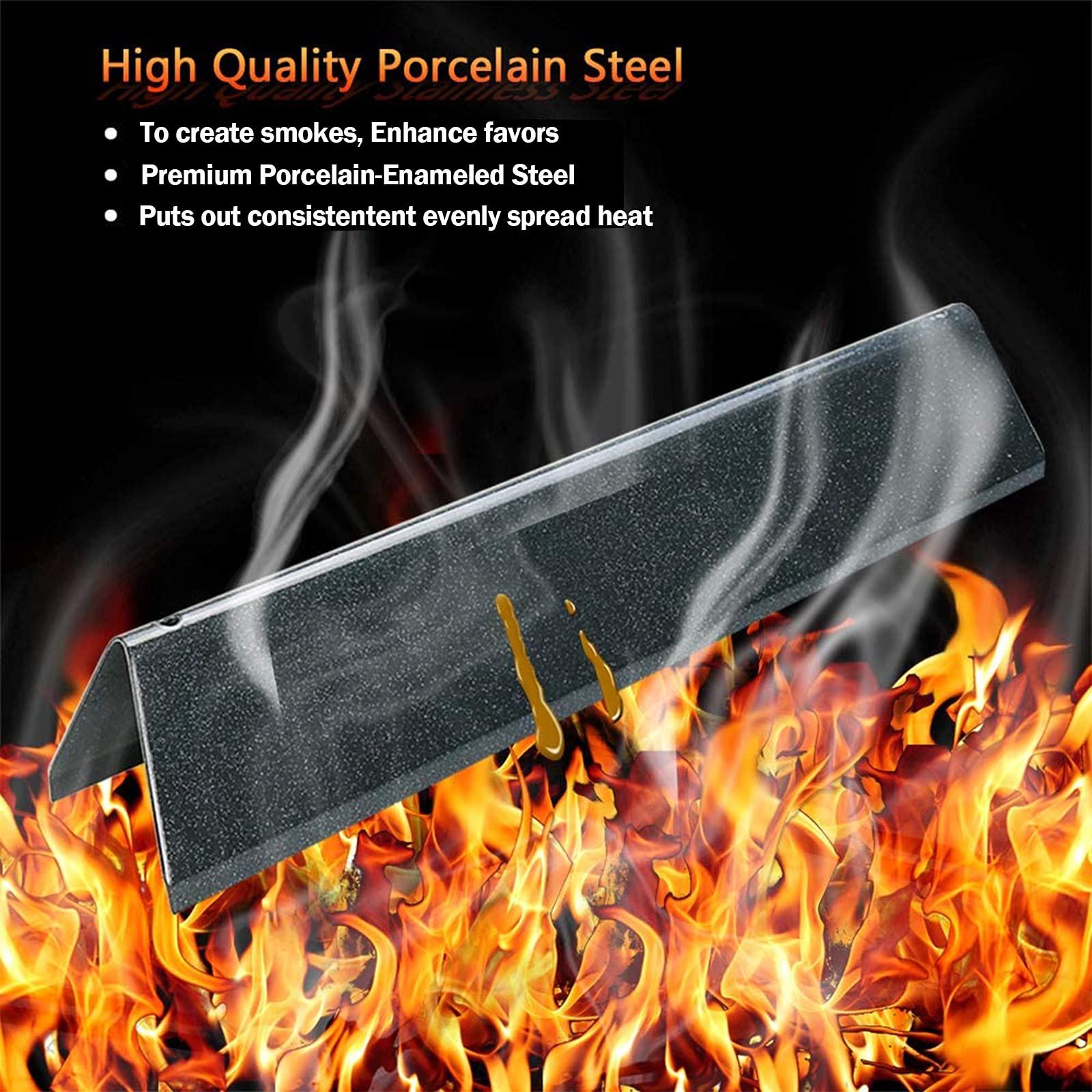 Utheer flavorizer bars lined up for Weber Spirit models