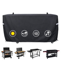 Utheer Grill Cover black for Royal Gourmet 4-burner