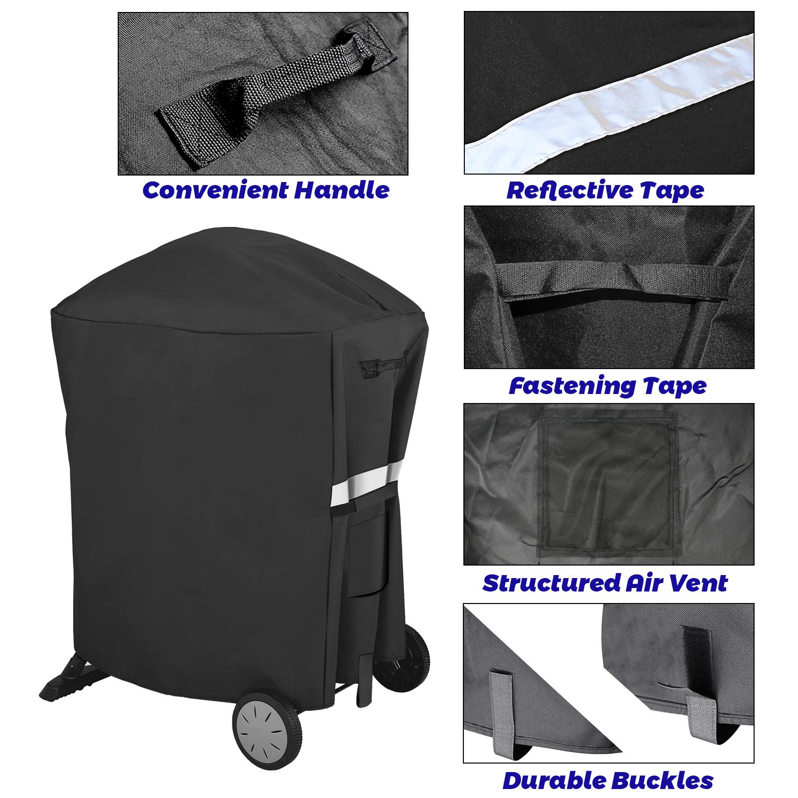 Utheer Grill Cover in a well-ventilated area