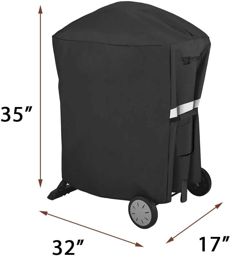 Utheer Grill Cover side view showing handles