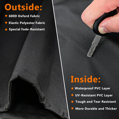 Utheer Grill Cover with adjustable straps for secure fit