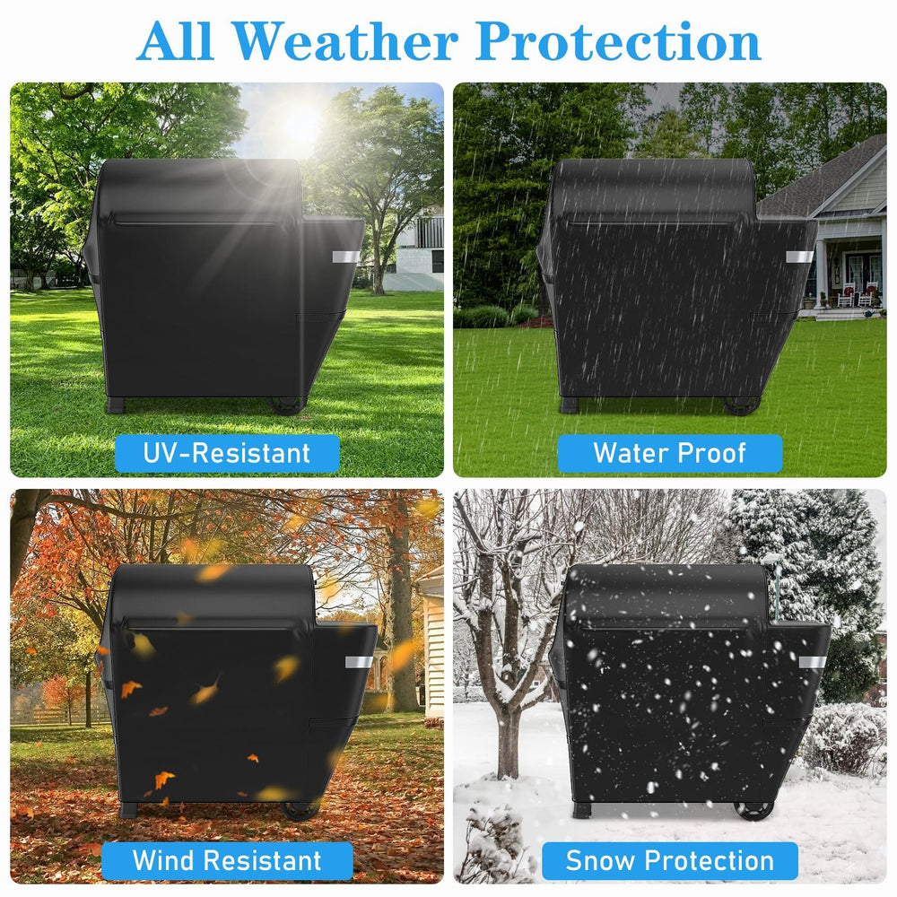 Utheer Grill Cover with durable fabric handles