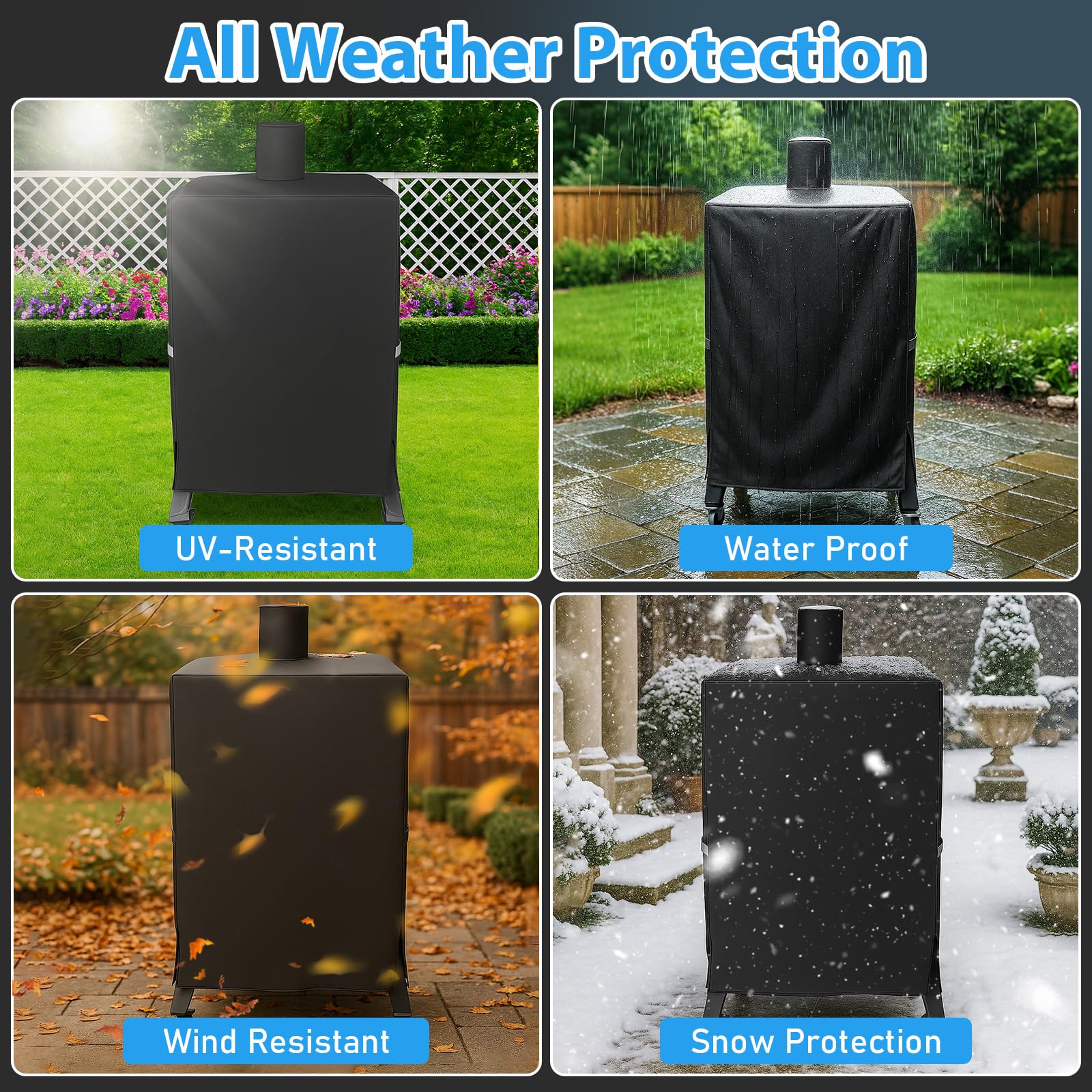 Utheer Smoker Cover close-up of durable fabric material