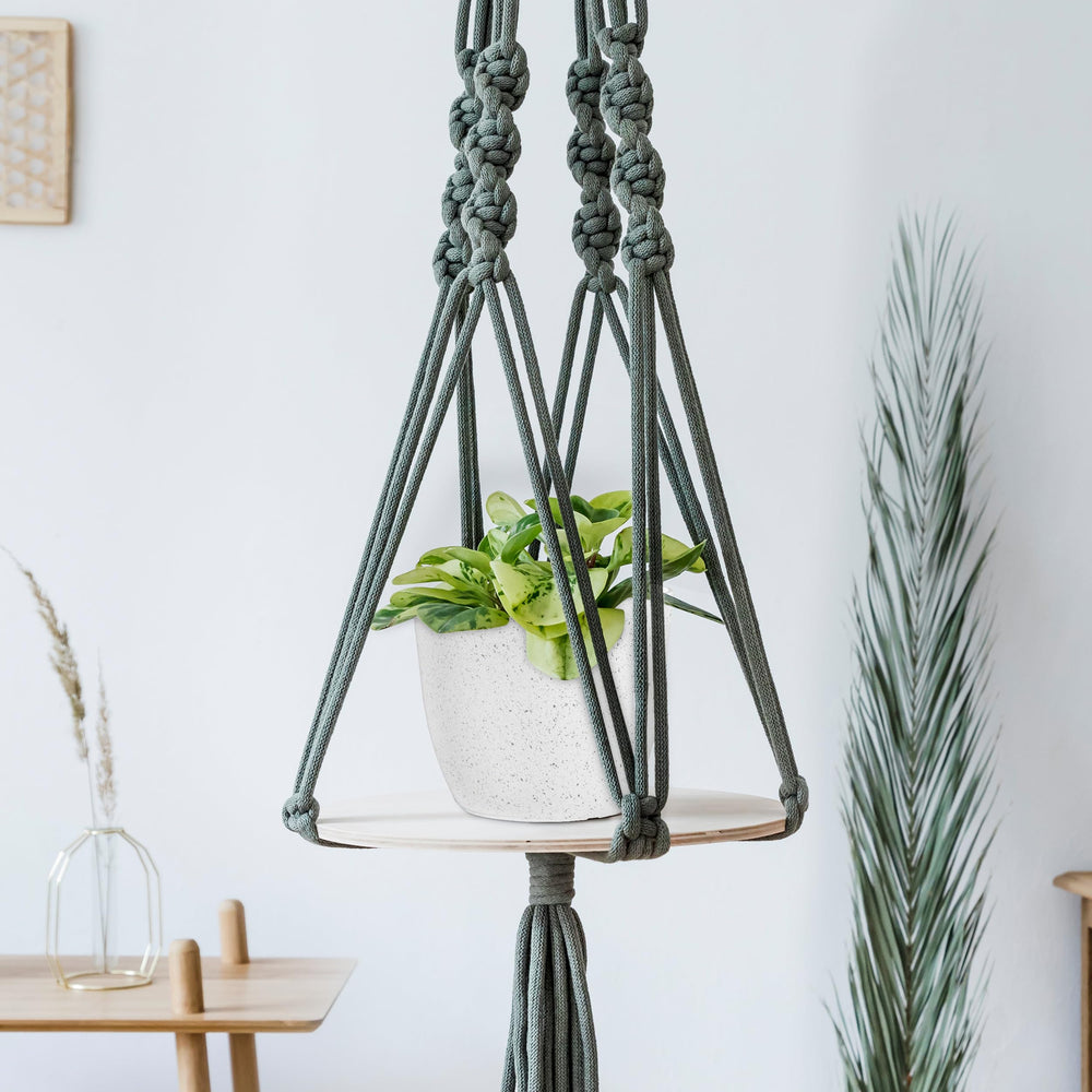 Utopia Home indoor plant pots packaging with dimensions
