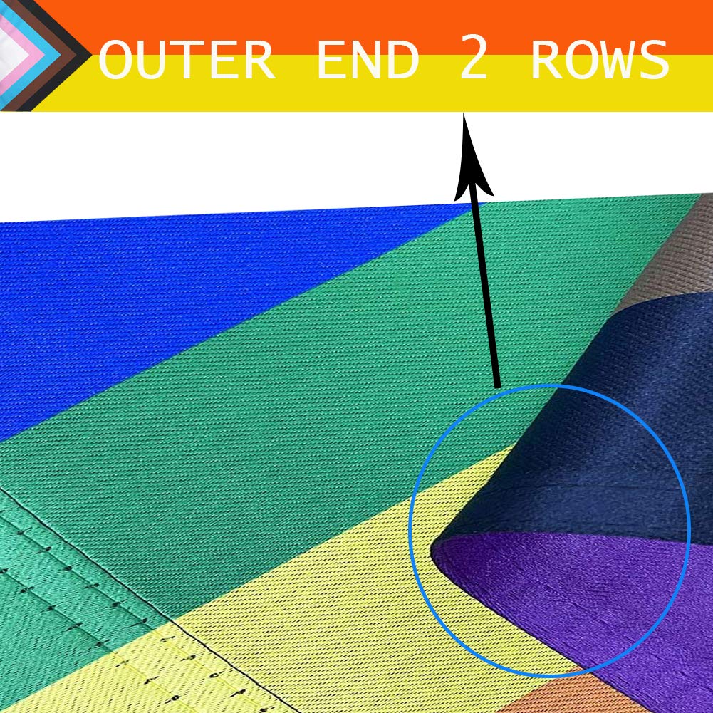 UTSANG Progress Pride Rainbow Flag with vibrant colours