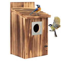 UUMENHA Bird House front view with predator guard