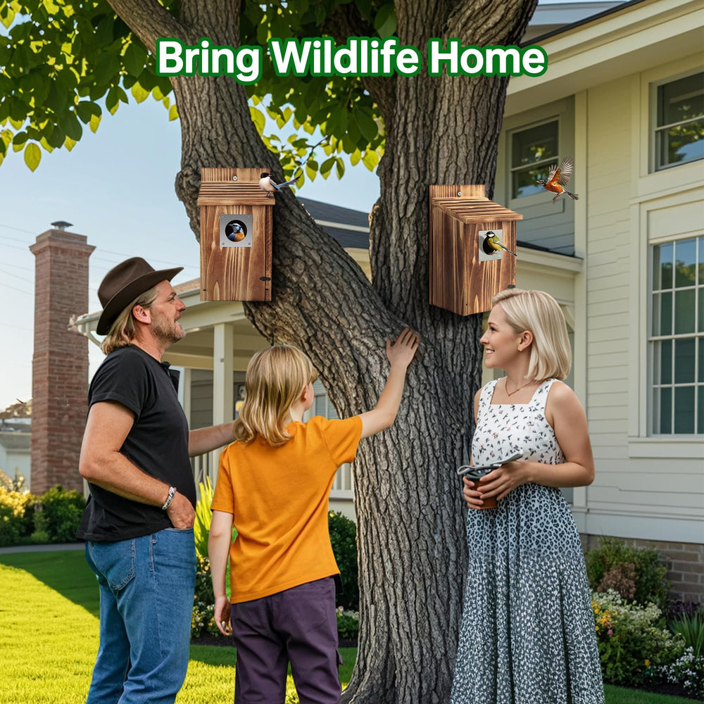 UUMENHA Bird House installed on a tree