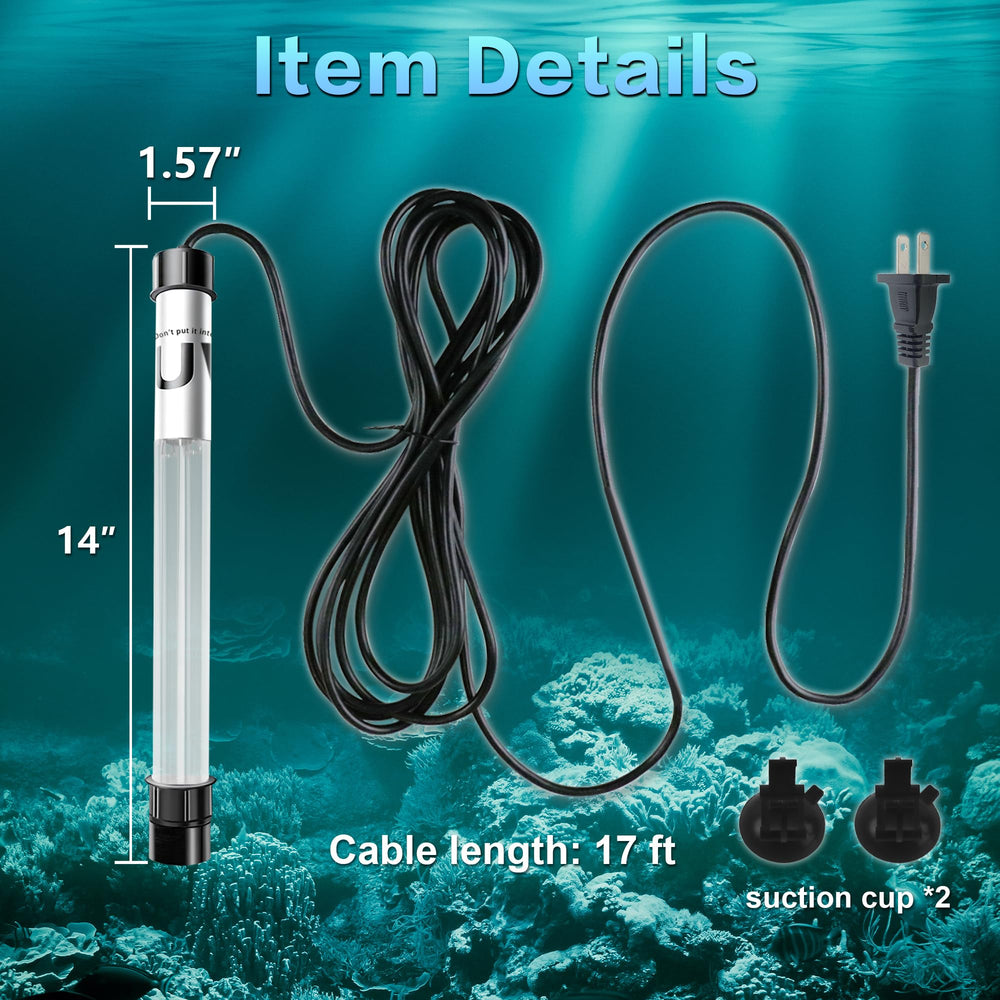 uvcoolplunge 20W Pond UV Light in a koi pond