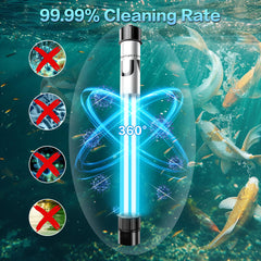 uvcoolplunge 20W Pond UV Light in water