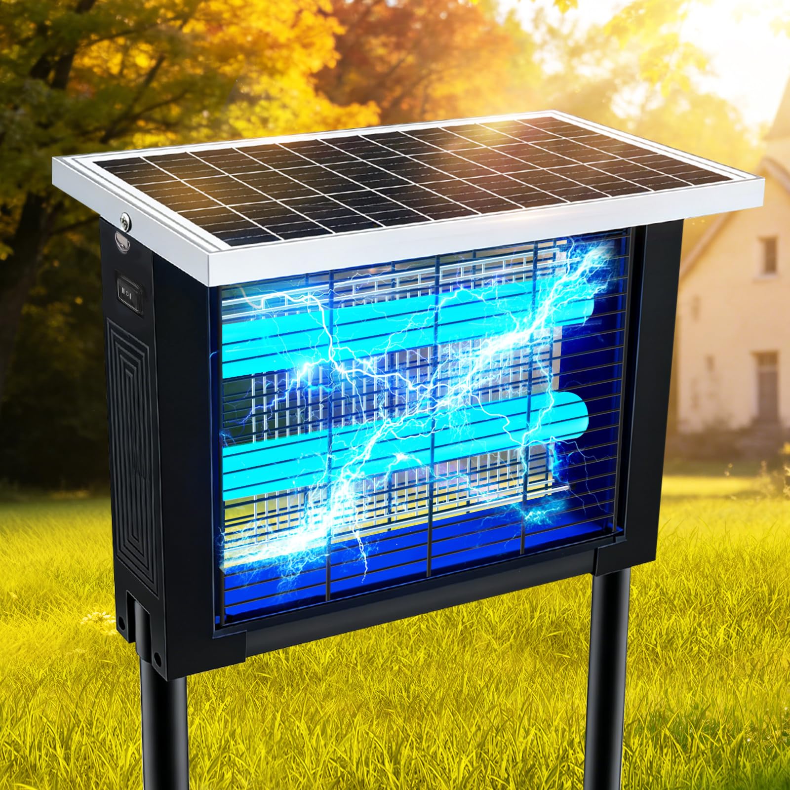 uvcoolplunge Large Solar Bug Zapper front view
