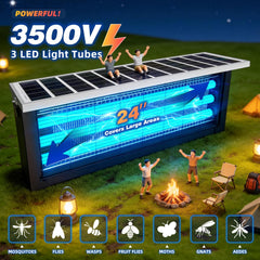 uvcoolplunge Solar Bug Zapper close-up of solar panel