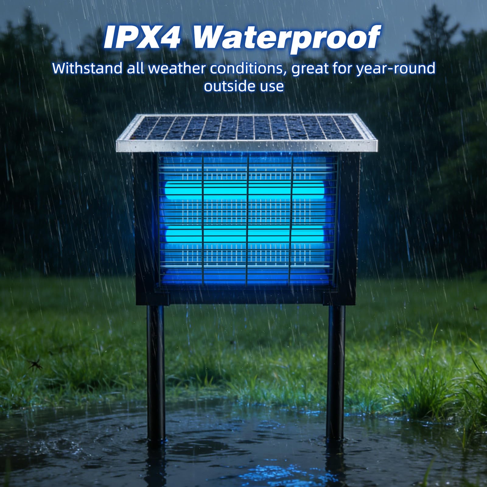 uvcoolplunge Solar Bug Zapper with extension cord