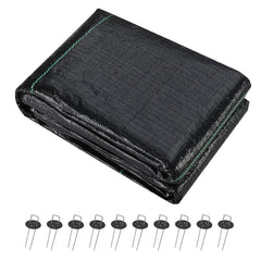 UWIOFF 4ft x 50ft heavy duty weed barrier fabric, black