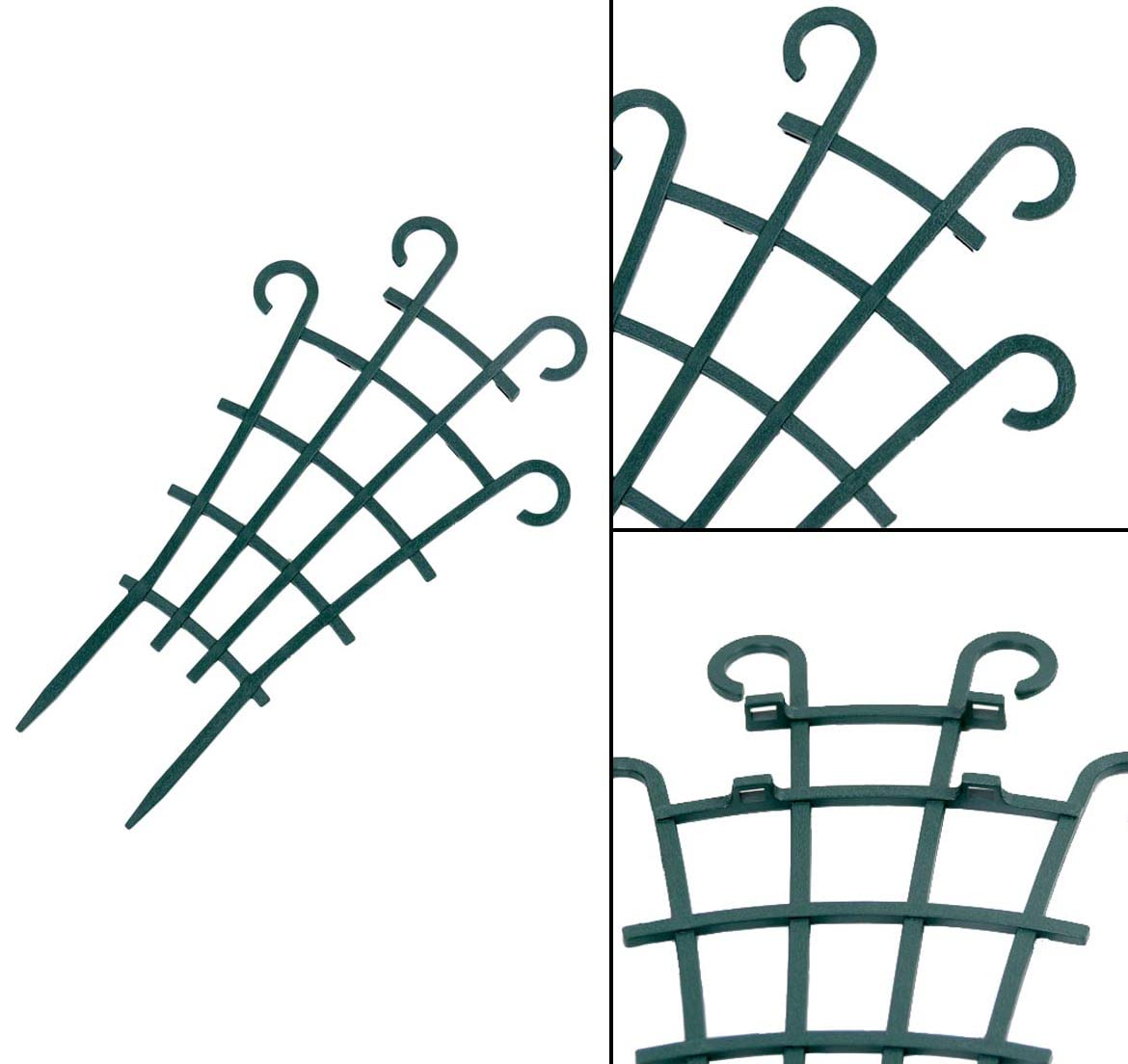 UWIOFF trellis inserted into soil of potted flowers