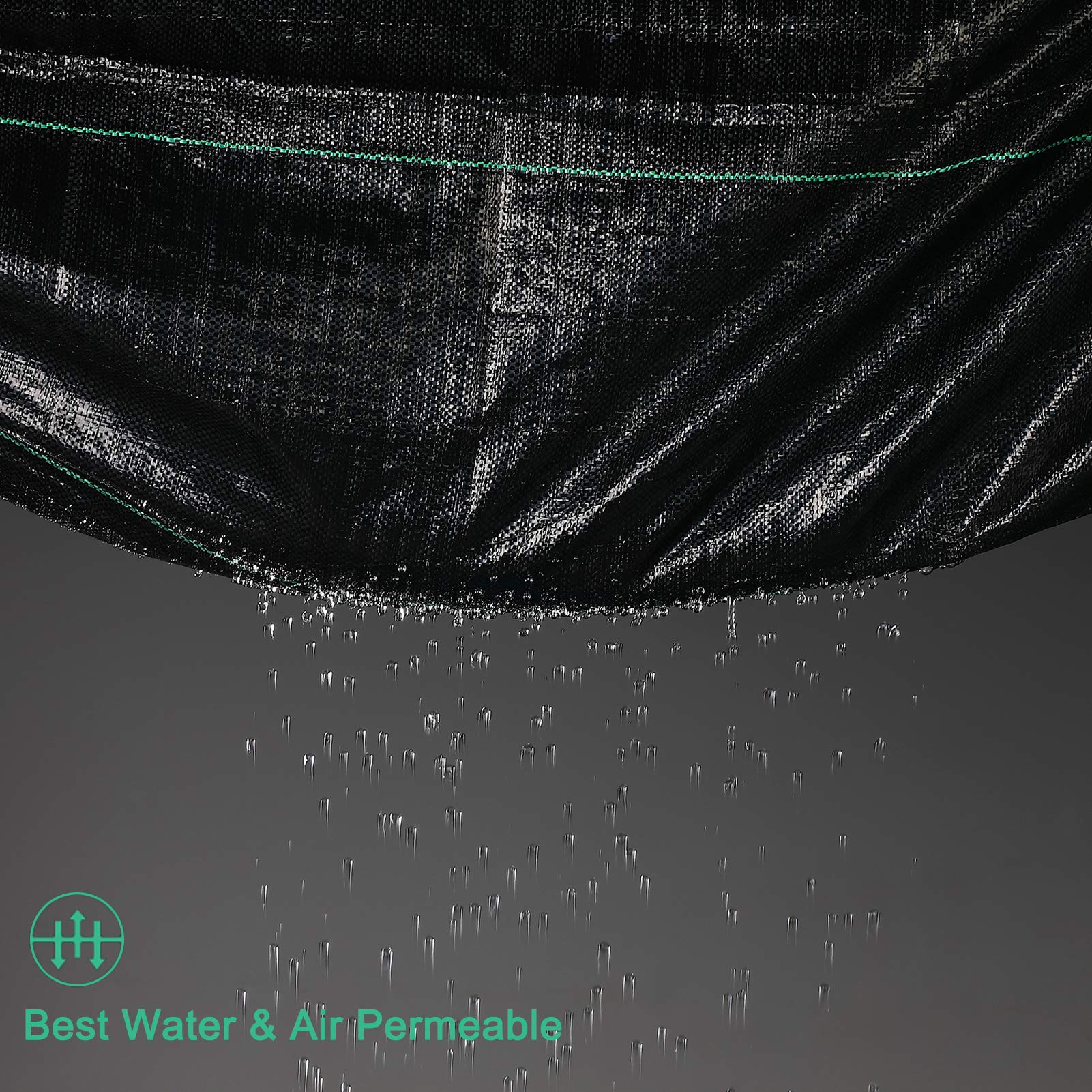 UWIOFF weed barrier fabric rolled for installation