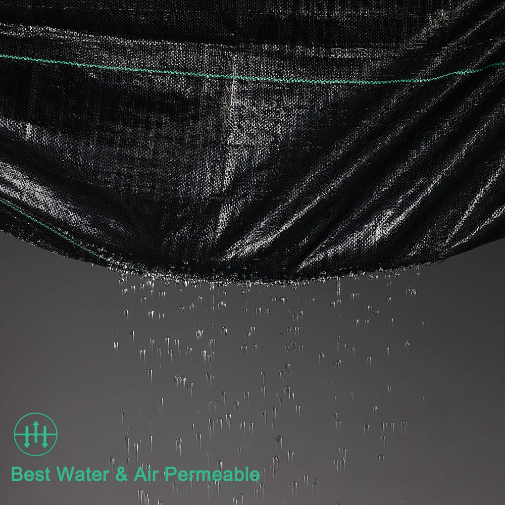 UWIOFF weed barrier fabric rolled for installation